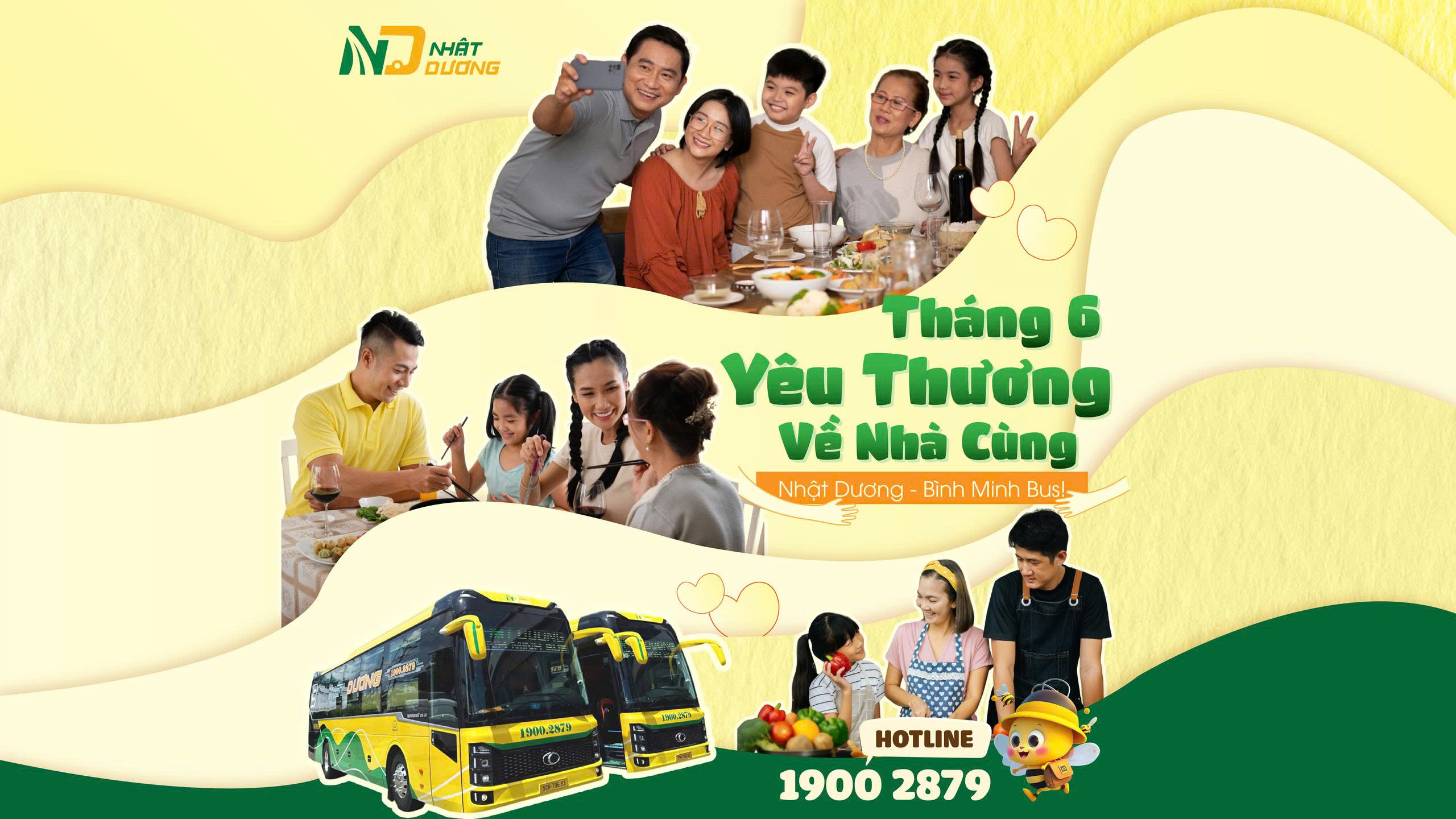 NHẬT DƯƠNG – BÌNH MINH BUS | VỀ NHÀ ĐÓN THÁNG 6 YÊU THƯƠNG