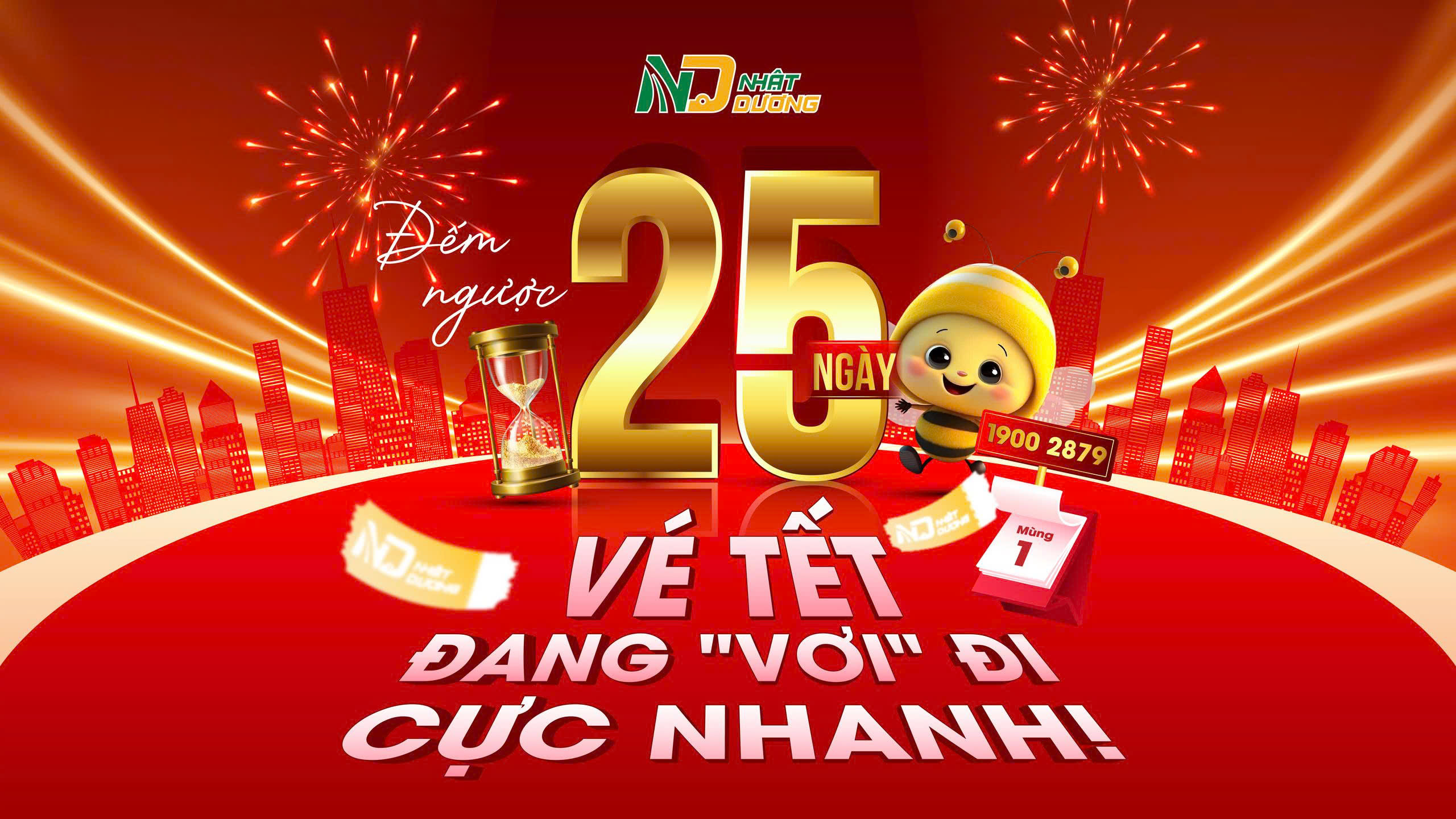 Đặt Vé Xe Tết 2026 Nhật Dương – Bình Minh Bus: Chỉ Còn 25 Ngày Để Giữ Chỗ Đẹp!